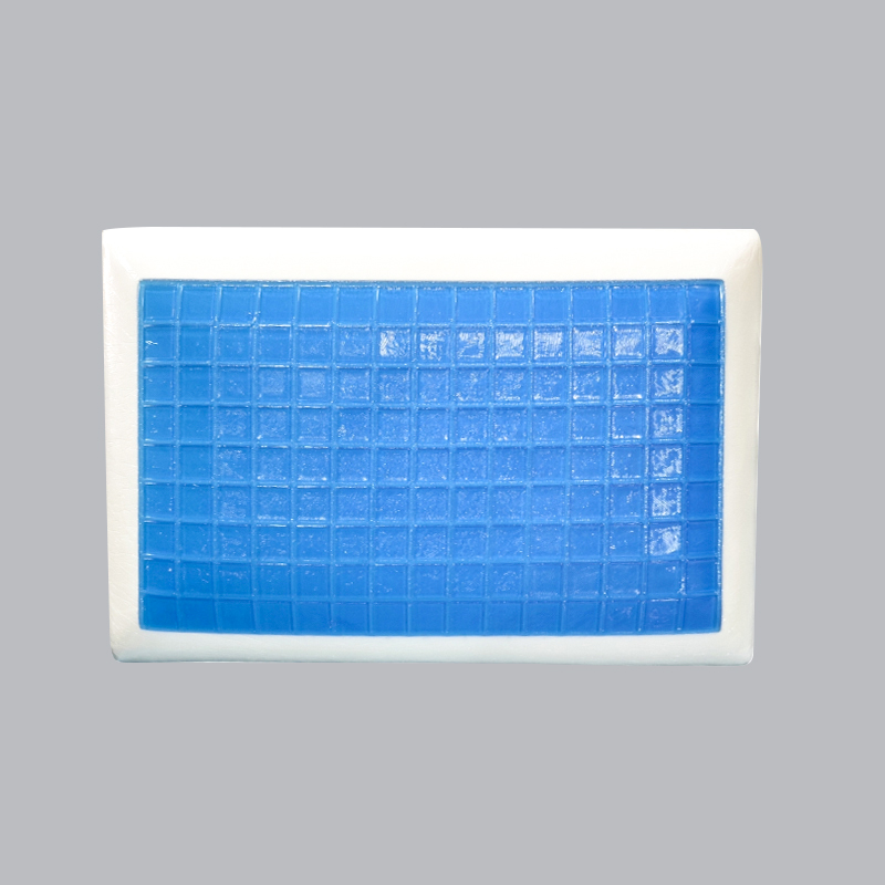 Blårutet Memory Foam Gelpute